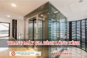 thang máy gia đình lồng kính