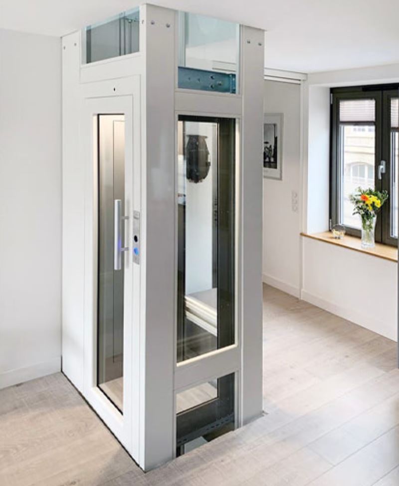 Cabin thang máy mini gia đình nhỏ gọn