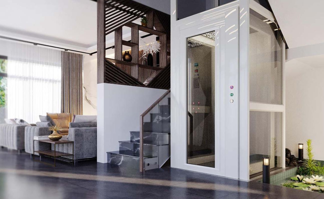 Thang máy mini gia đình thiết kế gọn cho nhà ở