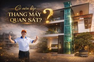 có nên lắp thang máy quan sát không
