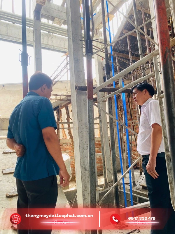 Hố PIT thang máy homelift nông chỉ 300mm tại nhà cải tạo