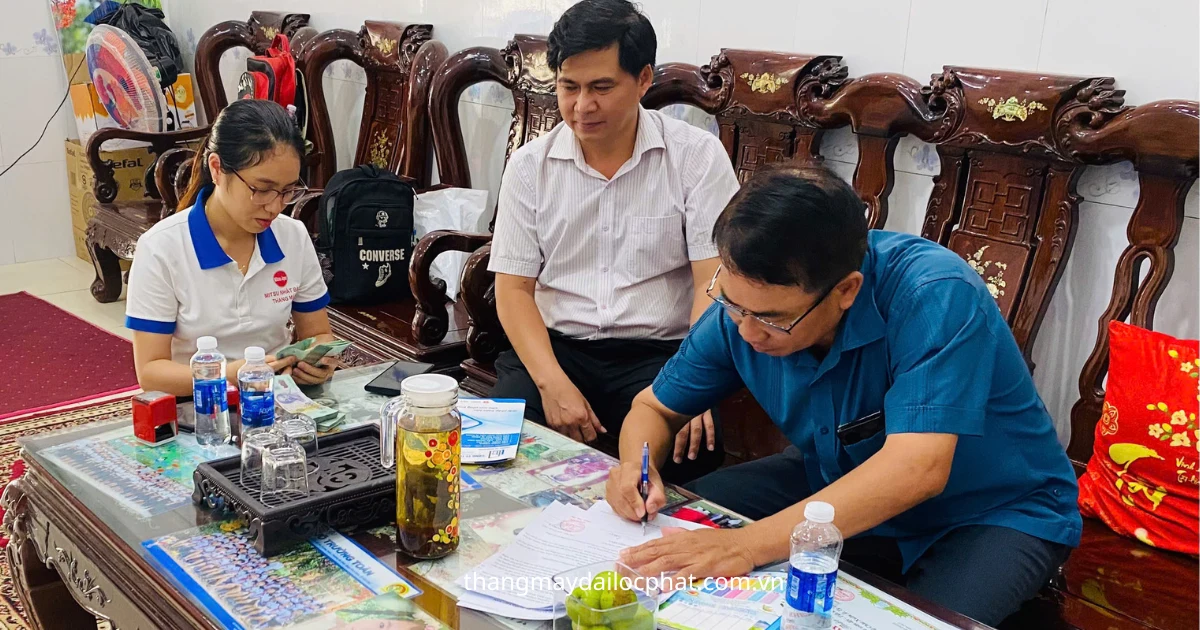 Kỹ sư Đại Lộc Phát tư vấn báo giá thang máy homelift tại nhà