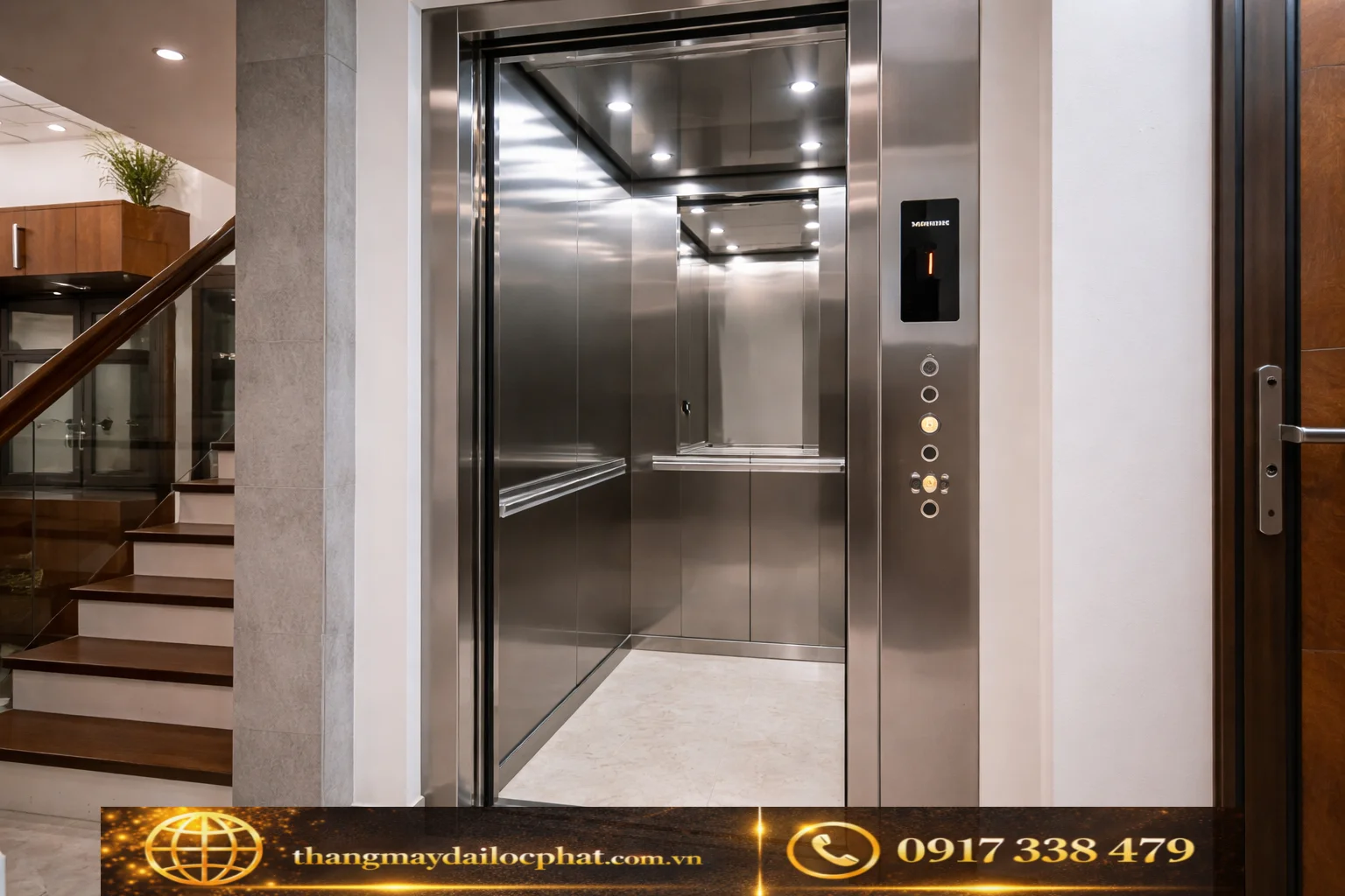 thang máy gia đình hoàn thiện bàn giao thang máy gia đình hoàn thiện bàn giao khách hàng tại TP.HCM