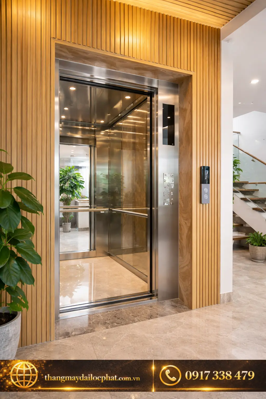Thang máy Mitsubishi lắp hoàn chỉnh cho nhà phố và biệt thự thang máy Mitsubishi lắp hoàn chỉnh nhà phố biệt thự TP.HCM