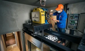 bảo trì thang máy Mitsubishi định kỳ tại nhà gia đình TP.HCM