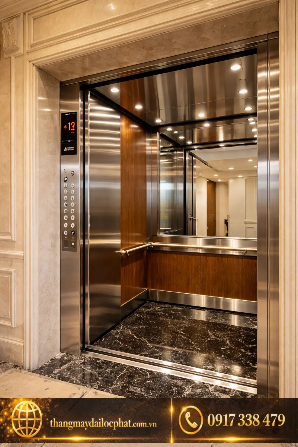 Cabin Thang Máy Mitsubishi Nhập Khẩu Lắp Đặt Biệt Thự – Đại Lộc Phát cabin thang máy Mitsubishi nhập khẩu lắp đặt biệt thự cao cấp