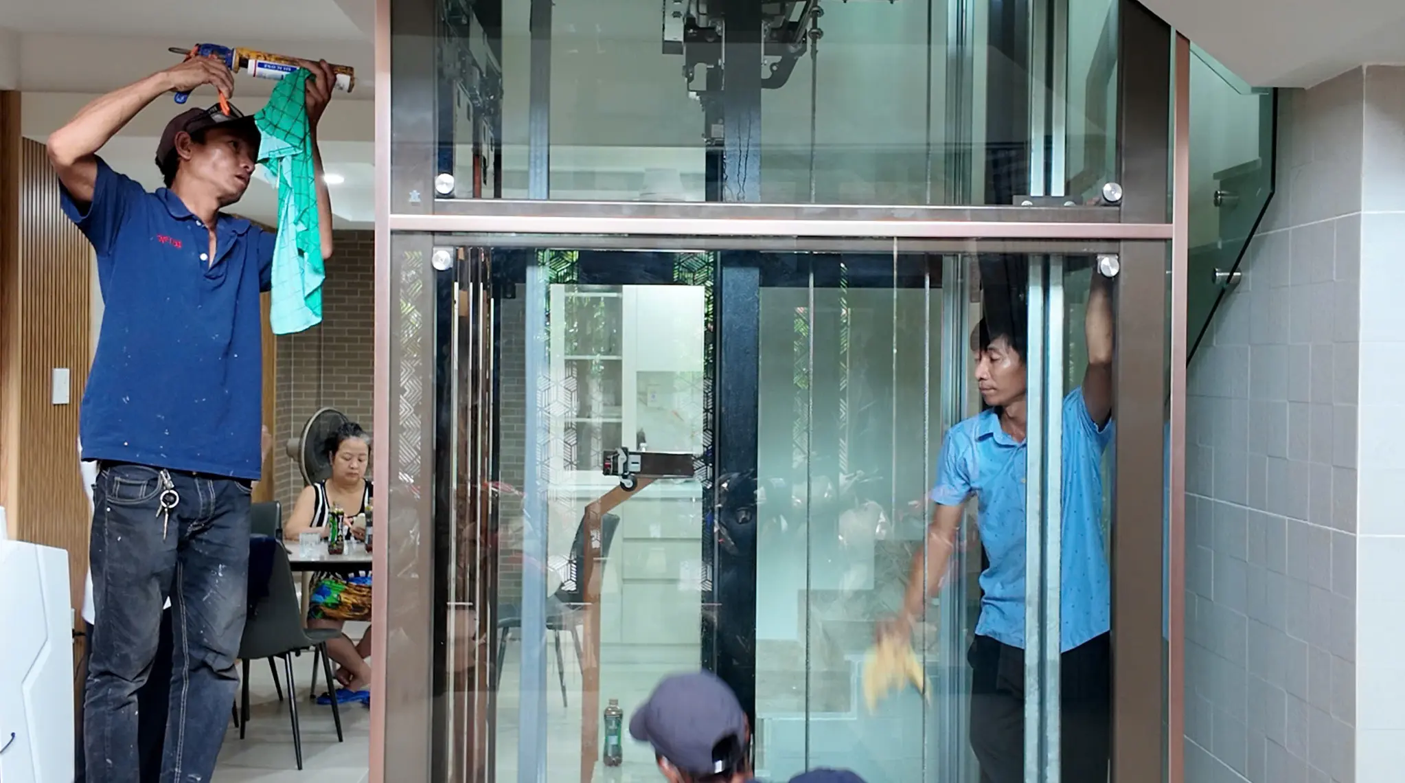 dịch vụ bảo trì thang máy Mitsubishi nhà phố tại Bình Thạnh