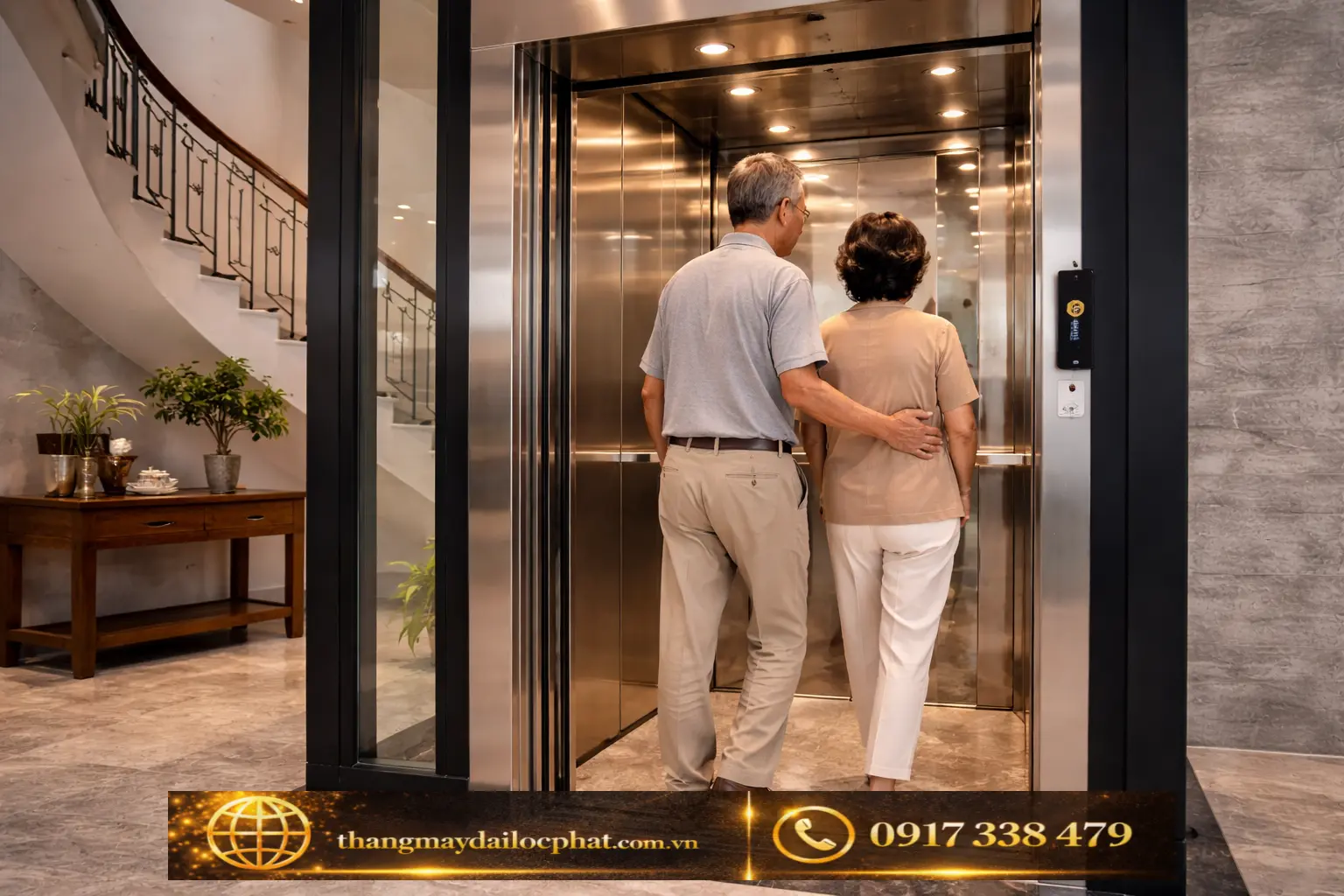 Gia đình sử dụng thang máy Mitsubishi liên doanh gia dinh su dung thang may mitsubishi lien doan an toan