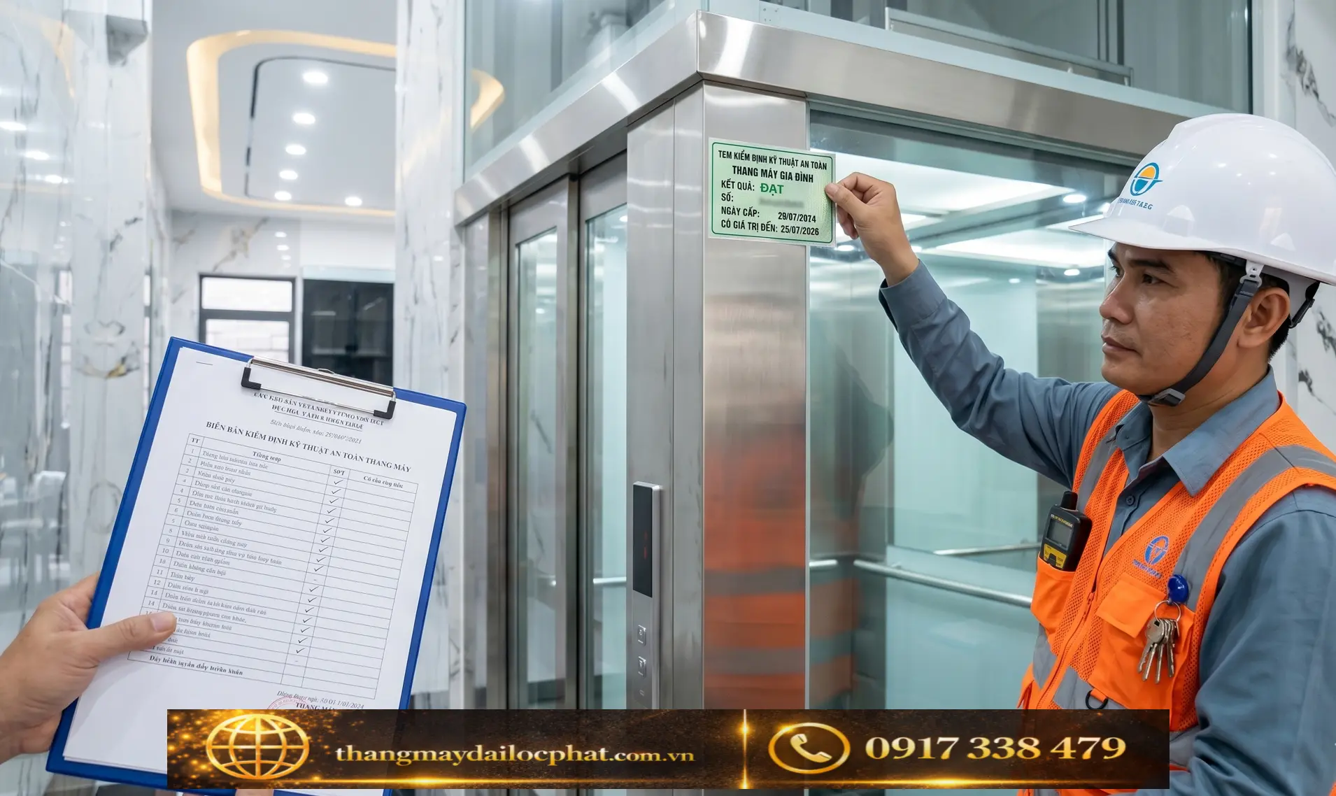 Kiểm định an toàn thang máy Mitsubishi theo TCVN 6395