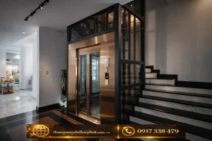 Ưu điểm thang máy Mitsubishi lồng kính lắp đặt cho nhà phố